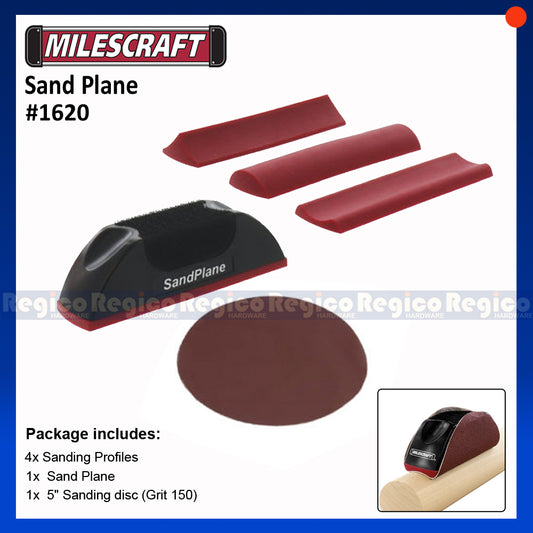Milescraft Sand Plane for Sanding Discs and Sanding Sheets (1620)