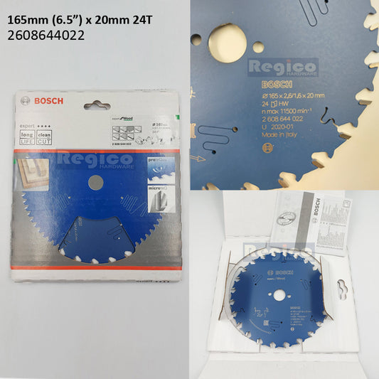 Bosch 165mm 6.5 inches Expert for wood Circular saw Blade Original Genuine Bosch Acc #44024 #44022