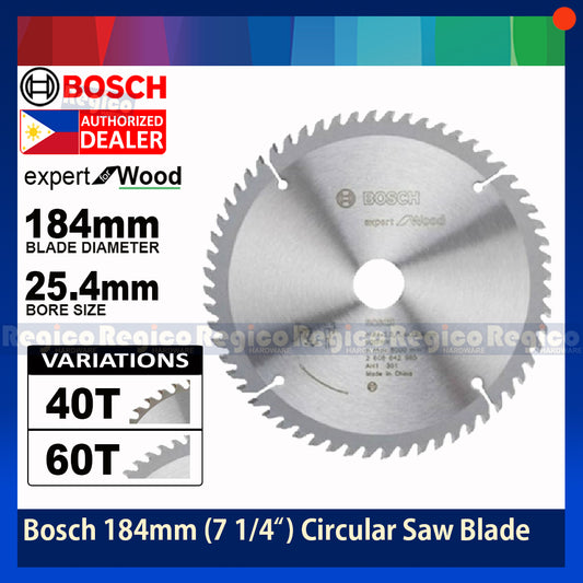 BOSCH 184mm 7 1/4 inches Expert for Wood Circular Saw Blade Original Genuine Bosch Acc #42984 #42985