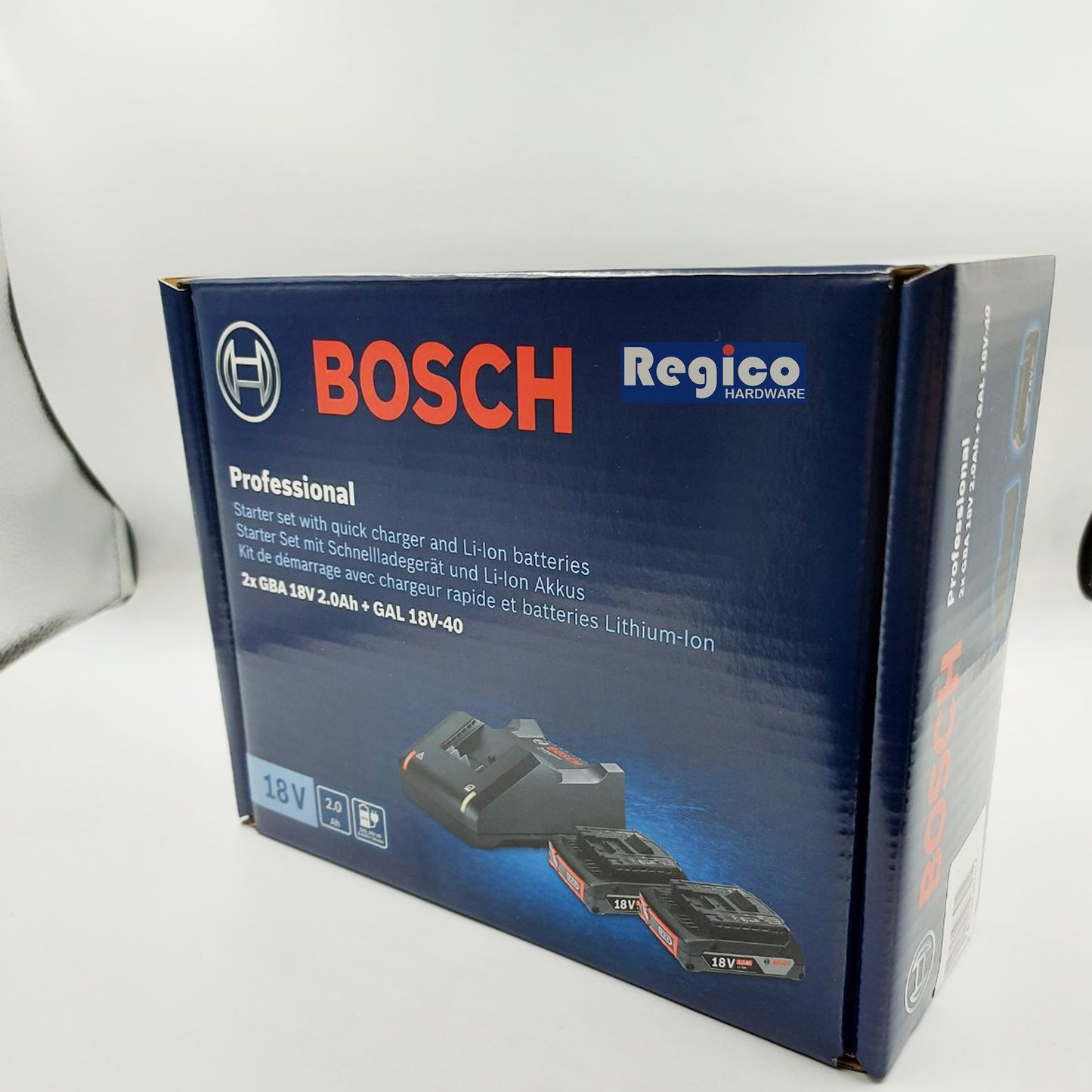 BOSCH 18v Starter kit 2.0 Ah Battery & Charger Kit #019RP Bosch Cordless 18v Acc