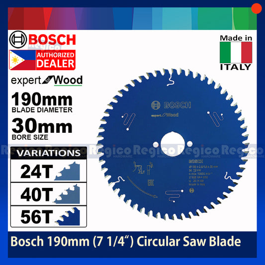 BOSCH 190mm 7 1/4 inches 24T 40T 56T Expert for wood Circular Saw Blade #44047 Bosch Acc