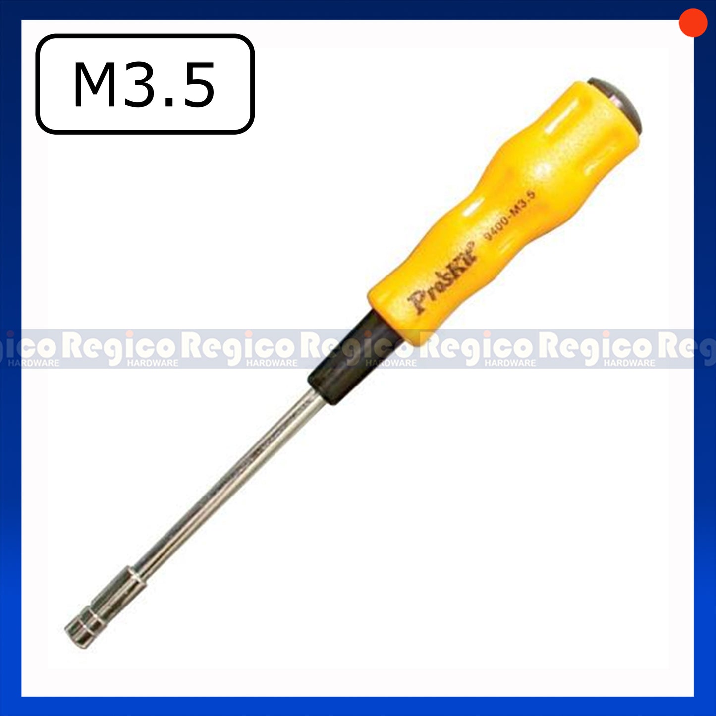 Proskit Hex Nut Drivers M3.5 M4 M4.5 M5 M5.5 M6 Electronic 3.0-6.0 Size Precision Hex Screwdriver Hand Tools