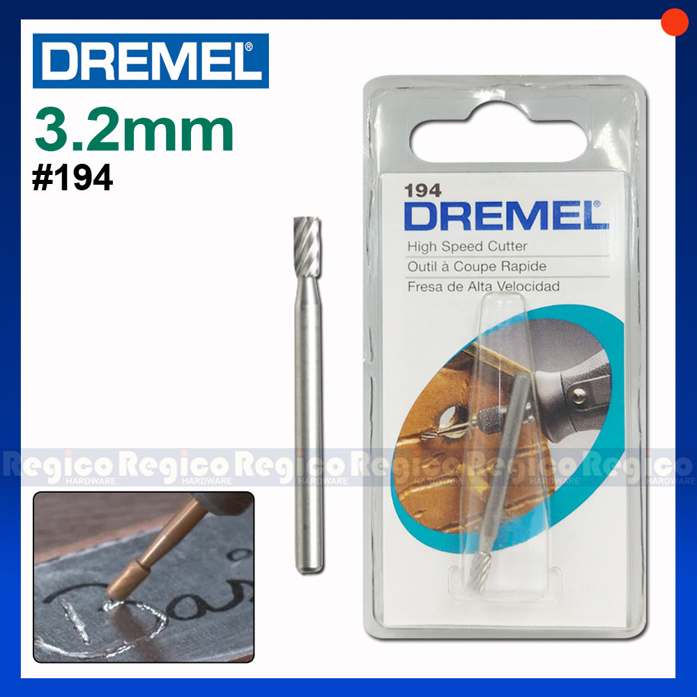 Dremel 115 193 194 Cylinder Carving Bit Dremel Accessories