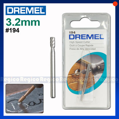 Dremel 115 193 194 Cylinder Carving Bit Dremel Accessories