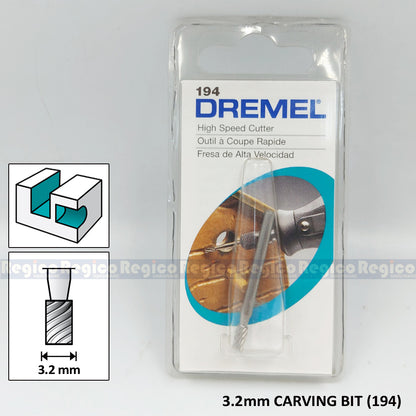 Dremel 115 193 194 Cylinder Carving Bit Dremel Accessories