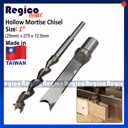 Regicocraft Hollow Square Hole Saw Mortiser Mortise Mortising Chisel Drill Wood Bit
