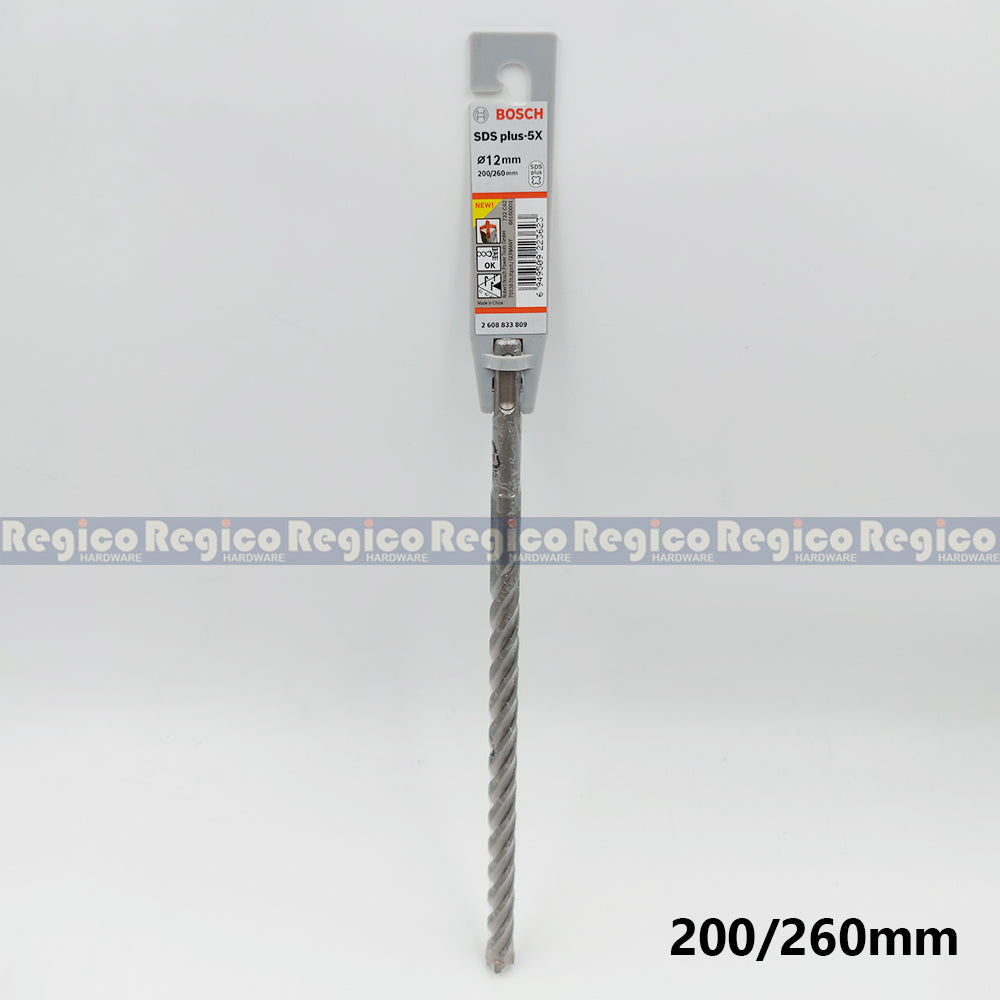 Bosch 12mm SDS Plus 5x Concrete Rotary Hammer Drill Bit Bosch Accessories