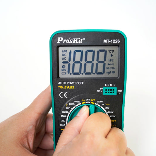 Proskit Digital Multimeter Tester Multitester Voltmeter Ohmmeter Ammeter MT-1226