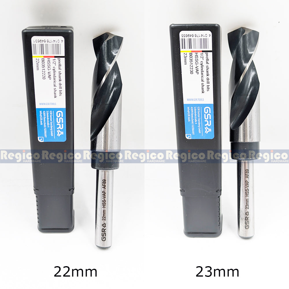 GSR Reduce Shank High Speed Steel Drill Bit Metric 1/2 Shank