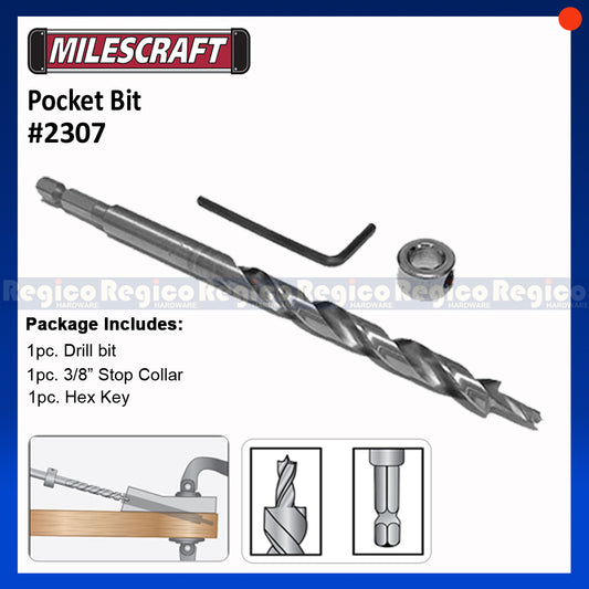 Milescraft Pocket Bit 3/8  (#2307)