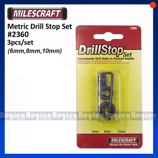 Milescraft Drill Stop Metric 3pcs Set (2360)