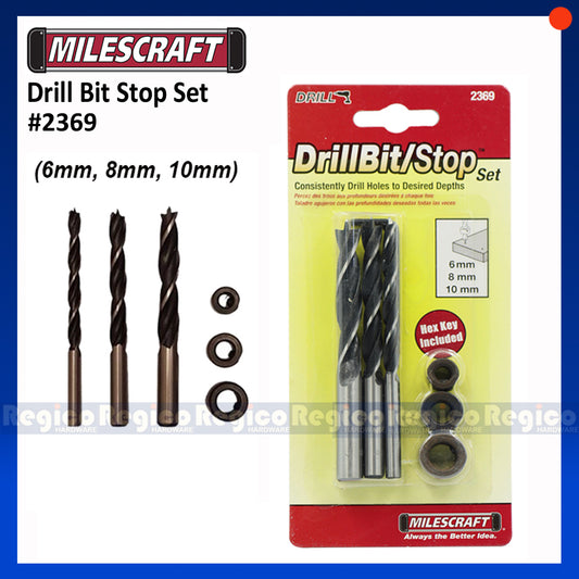 Milescraft Drill Bit Stop Set (2369)