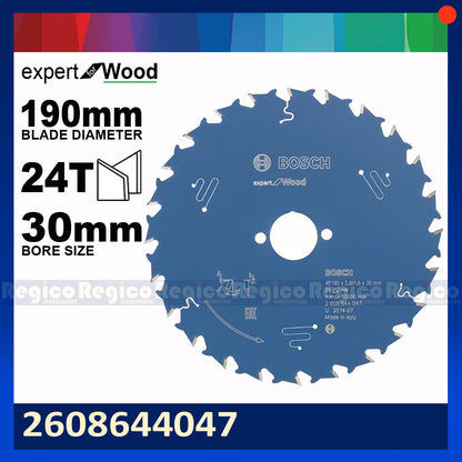 BOSCH 190mm 7 1/4 inches 24T 40T 56T Expert for wood Circular Saw Blade #44047 Bosch Acc
