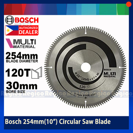 BOSCH 254mm 10 inches 120T Multi Material Circular Saw Blade #42203 Bosch Acc