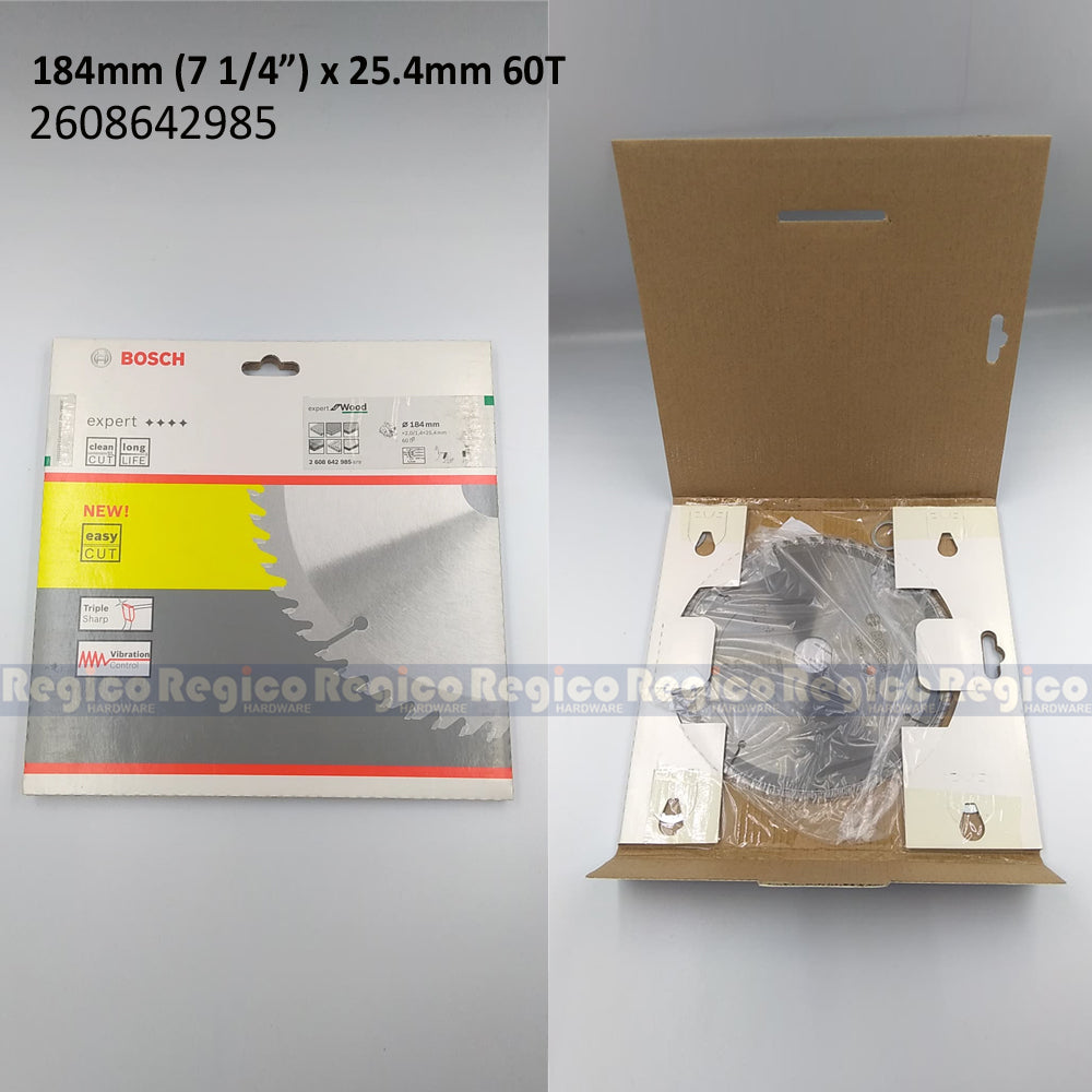 BOSCH 184mm 7 1/4 inches Expert for Wood Circular Saw Blade Original Genuine Bosch Acc #42984 #42985