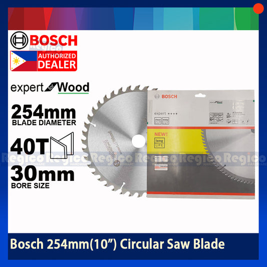 BOSCH 254mm 10 inches 40T Expert for Wood Circular Saw Blade #43007 Bosch Acc