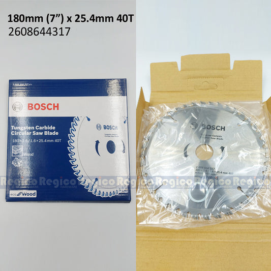 BOSCH 180mm 7 Inches Eco For Wood Circular Saw Blade Bosch Acc #44317 #44318