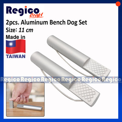 Regicocraft 2pcs Aluminum Bench Dog Set #00135 #135-01