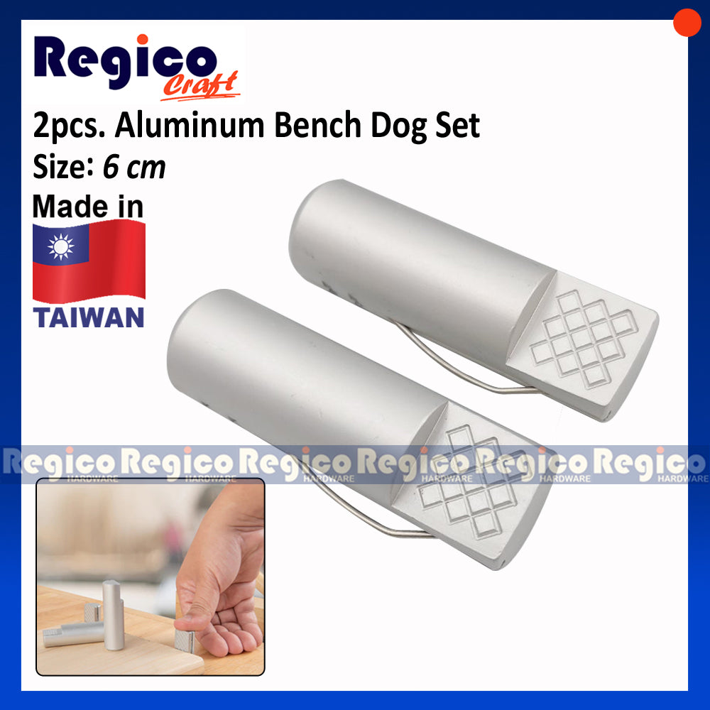 Regicocraft 2pcs Aluminum Bench Dog Set #00135 #135-01