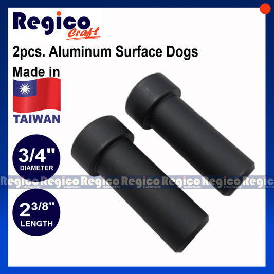 Regicocraft 2pcs. Aluminum 3/4 Inch Surface Dogs Bench Dog #00889