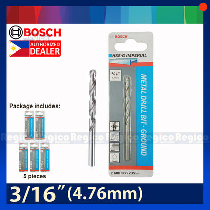 Bosch HSS-G Metal Drill Bit (5 pcs) Bosch Accessories