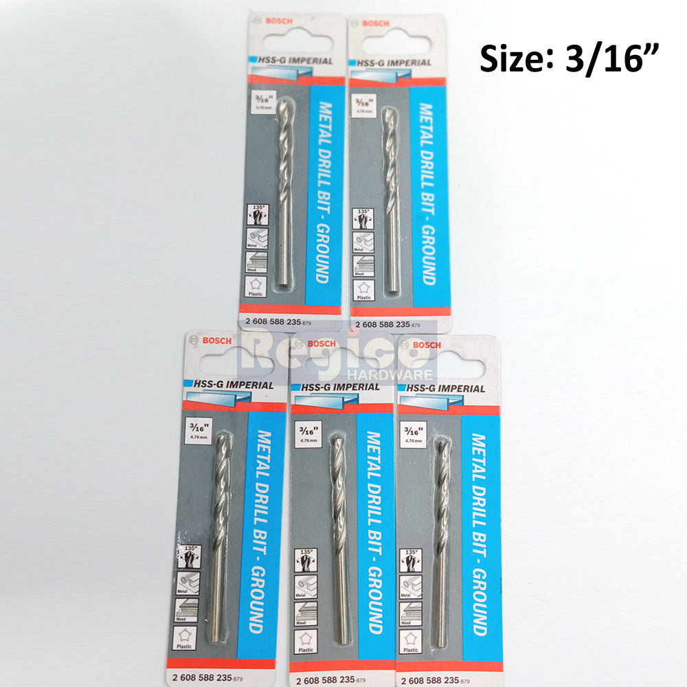 Bosch HSS-G Metal Drill Bit (5 pcs) Bosch Accessories