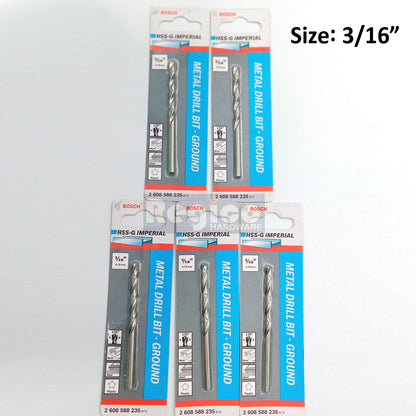 Bosch HSS-G Metal Drill Bit (5 pcs) Bosch Accessories