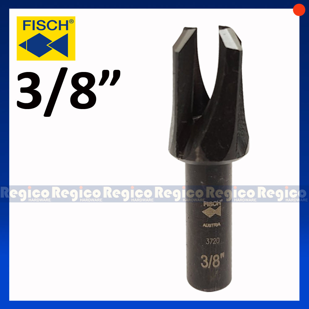 Fisch Tools Plug Cutter 8mm 1/4" inch 1/2" inch 3/18" inch 7/16" inch