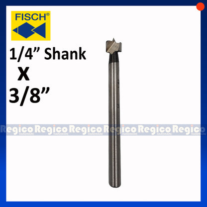 Fisch Tools Inches Sizes Forstner Wave Cutter Wood Bit 1/4" inch 1/2" inch 3/8" inch