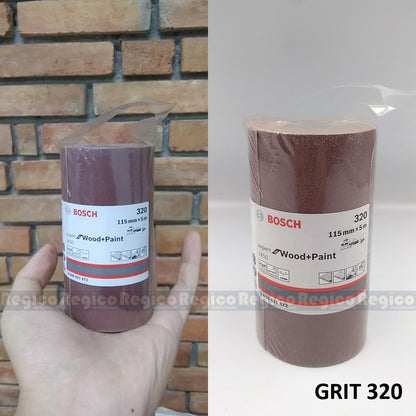 BOSCH Sanding Roll 115mm x 5mts