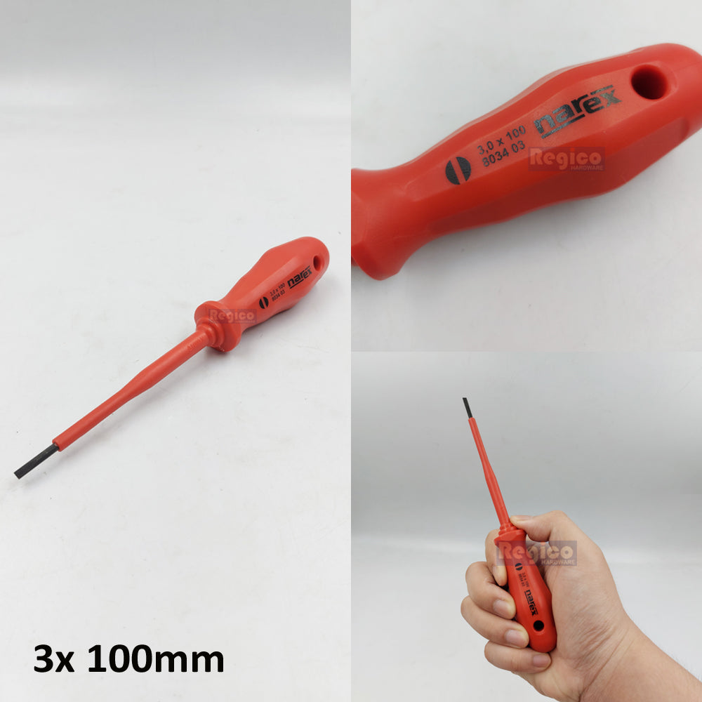 Narex Electrician Flat Head Screwdriver #8034