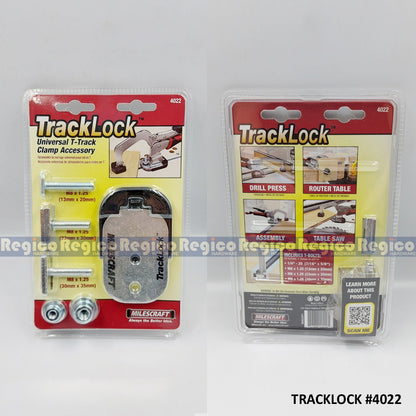 Milescraft Track Master Track Lock Kit Universal T-Track Kit #4023 #4022
