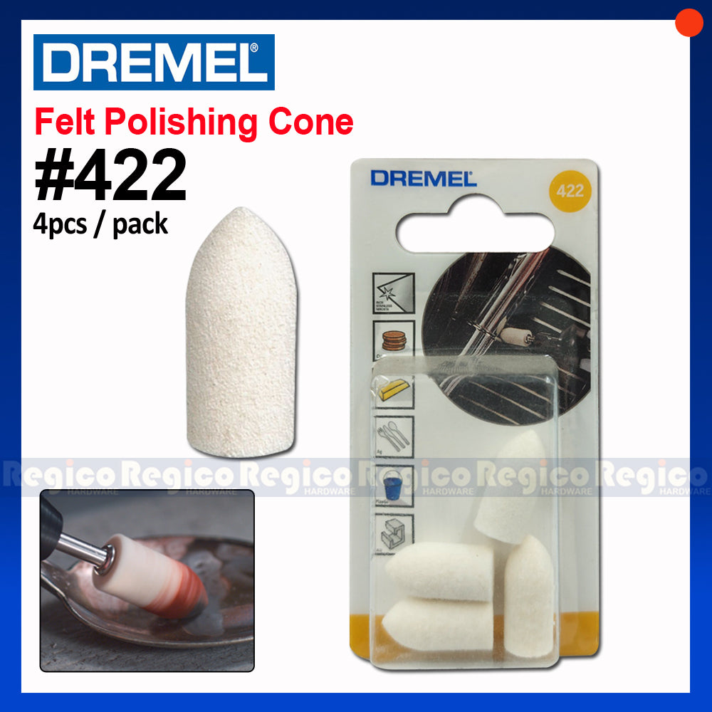 Dremel Felt Polishing Wheel Cone 414 422 429 Dremel Accessories