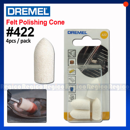 Dremel Felt Polishing Wheel Cone 414 422 429 Dremel Accessories