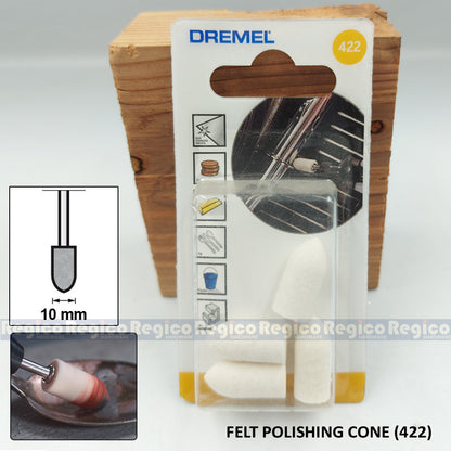Dremel Felt Polishing Wheel Cone 414 422 429 Dremel Accessories