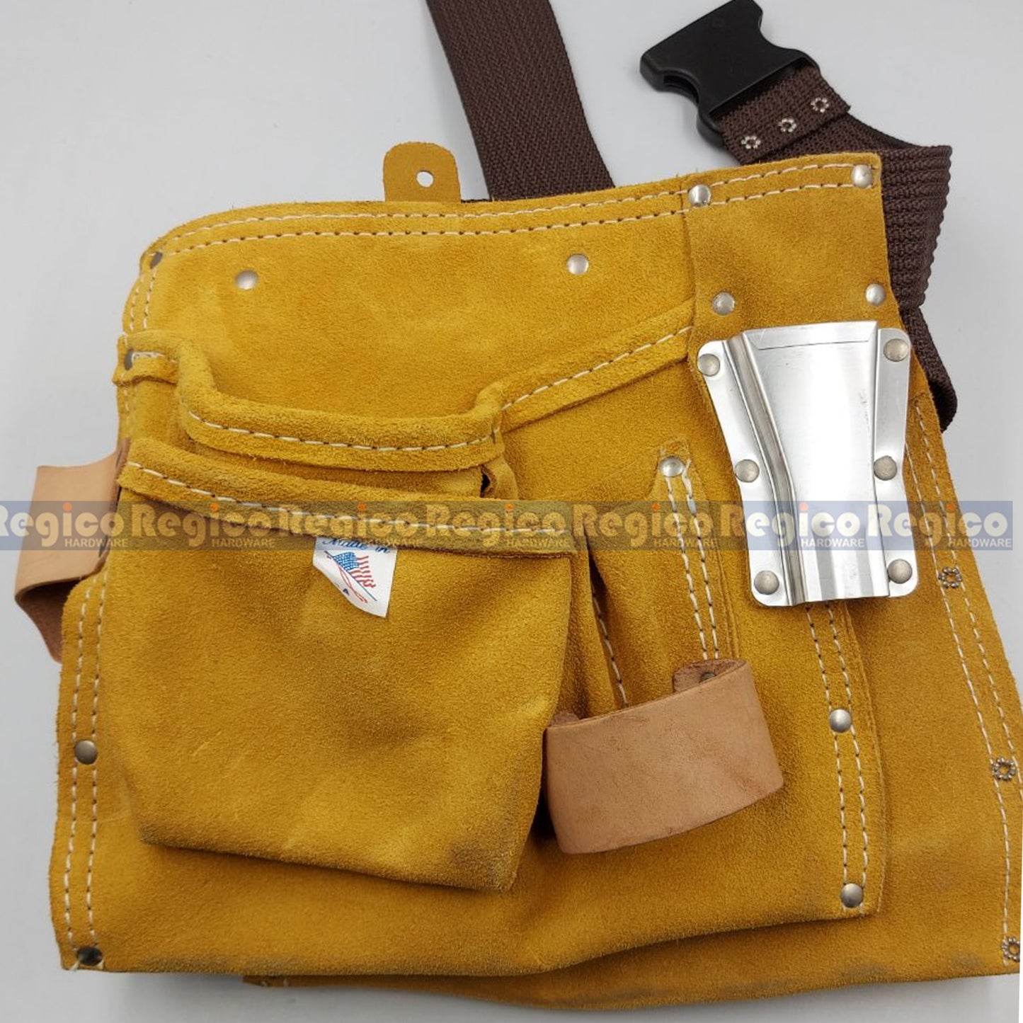 Kanroot Made in USA Leather Carpenter's Apron Tool Pouch Belt 427S