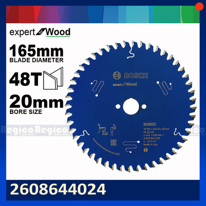 Bosch 165mm 6.5 inches Expert for wood Circular saw Blade Original Genuine Bosch Acc #44024 #44022