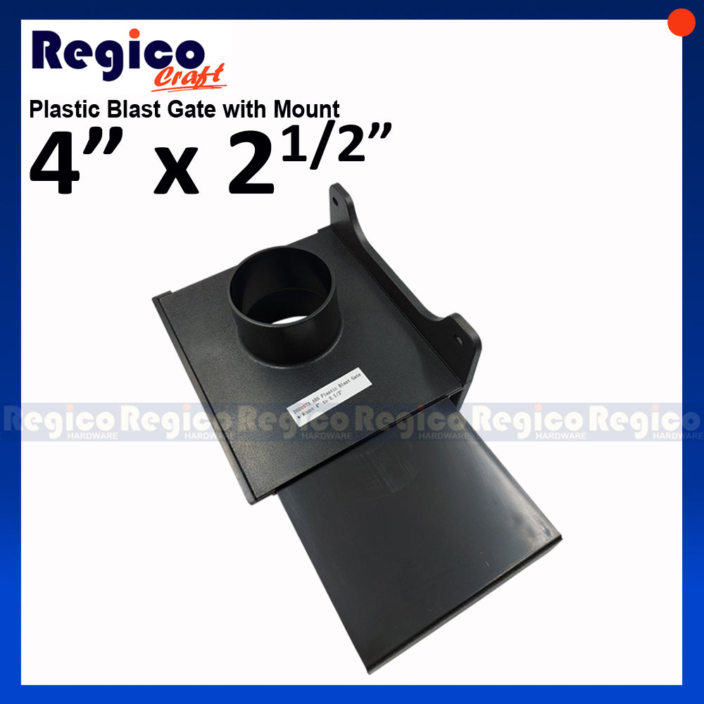Regicocraft Dust Collecting Plastic Blast Gate with Mount #00662 #00972 #00973