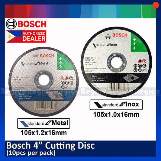 BOSCH 4 inches 105mm Cutting Disc For Metal 1.5mm / For Inox 1mm Bosch Accessories