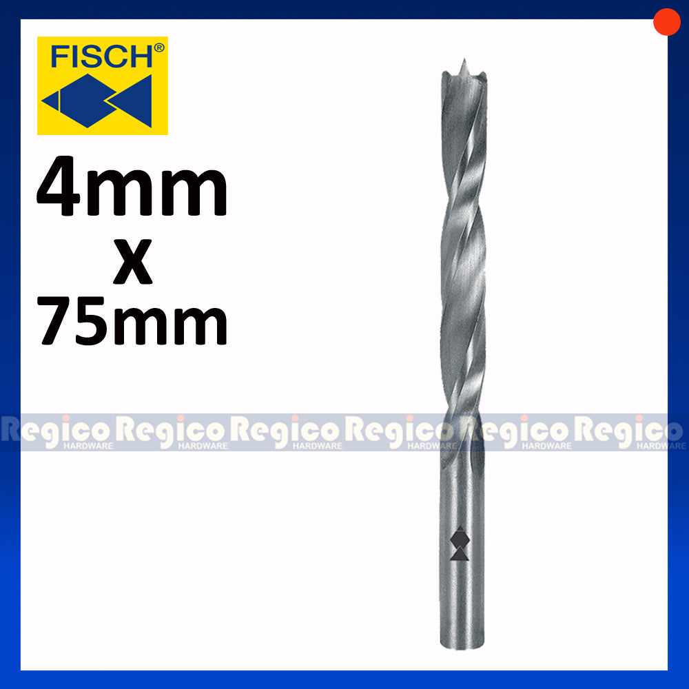 Fisch Tools HSS Brad Point Twist Wood Drill Bit 3mm 4mm 5mm 6mm 8mm 10mm 12mm 16mm 20mm