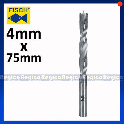 Fisch Tools HSS Brad Point Twist Wood Drill Bit 3mm 4mm 5mm 6mm 8mm 10mm 12mm 16mm 20mm