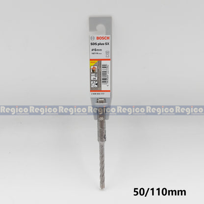 Bosch 6mm SDS Plus 5x Concrete Rotary Hammer Drill Bit Bosch Accessories