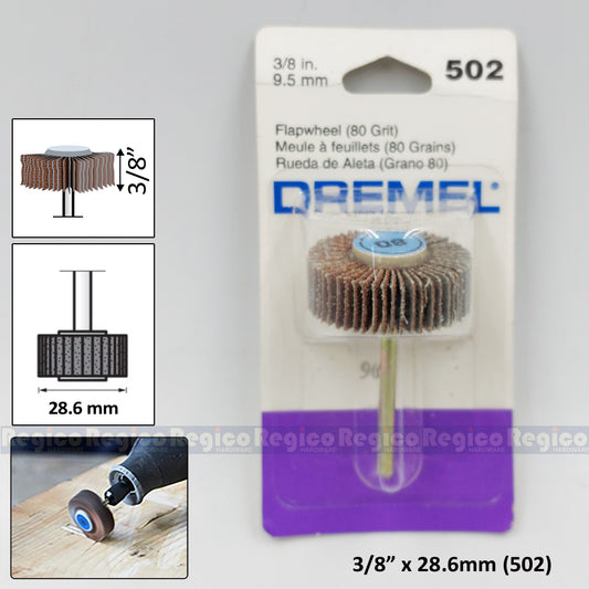Dremel Flap Wheel Grit 80 #502 #504
