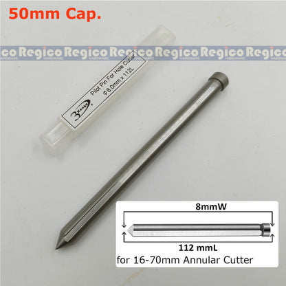 3Keego Pilot Centering Center Pin for HC35B HC50B Annular Cutter