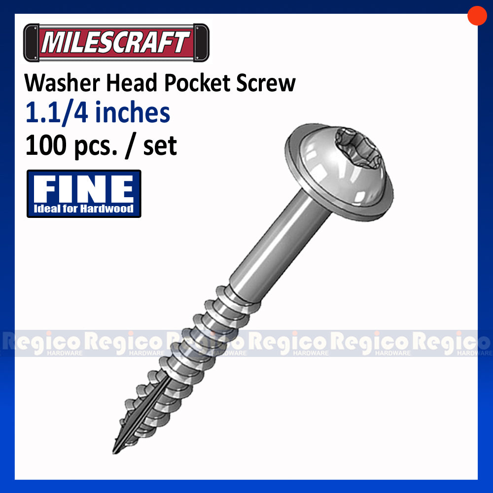 Milescraft Washer Head Pocket Hole Pocket Screw