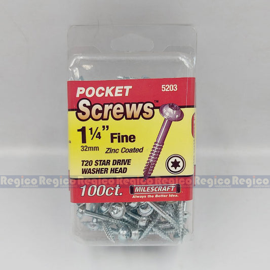 Milescraft Washer Head Pocket Hole Pocket Screw