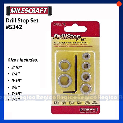 Milescraft Drill Stop 6pcs. Set (5342)