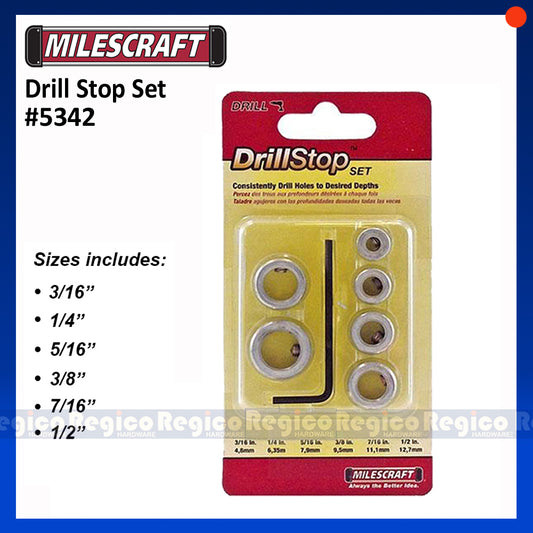 Milescraft Drill Stop 6pcs. Set (5342)