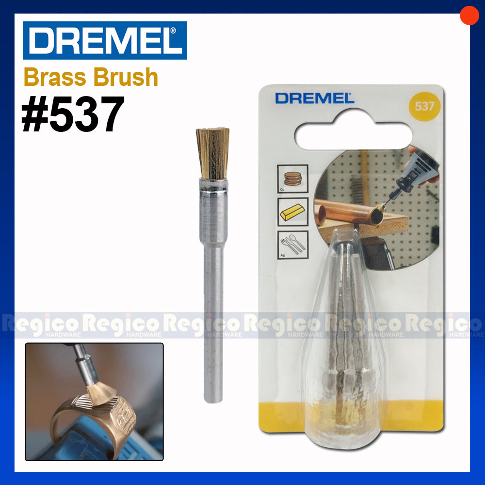 Dremel 3.2mm Polishing Brass Brush Stainless Steel Wire Bristle 532 537 Dremel Accessories