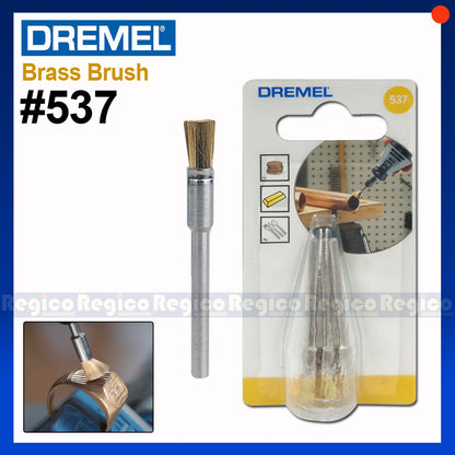 Dremel 3.2mm Polishing Brass Brush Stainless Steel Wire Bristle 532 537 Dremel Accessories